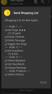Grocery List App - rShopping screenshot 6