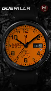 GUERILLA - Analog watch face screenshot 1