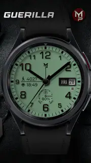 GUERILLA - Analog watch face screenshot 2