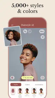 Hairstyle & Hair Color Changer screenshot 2