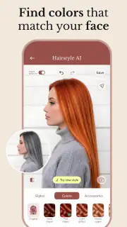 Hairstyle & Hair Color Changer screenshot 4