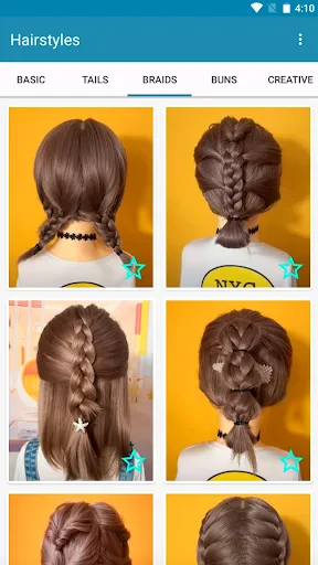 Hairstyles for short hair screenshot