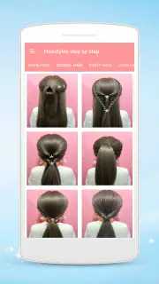 Hairstyles step by step screenshot 4