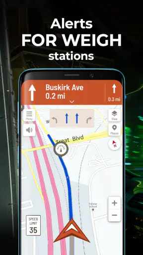 Hammer: Truck GPS & Maps screenshot