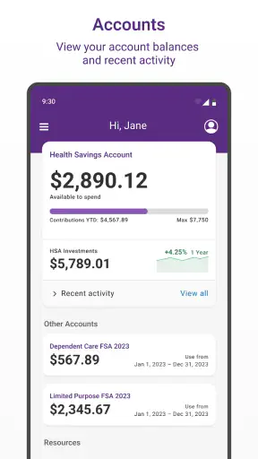 HealthEquity Mobile screenshot
