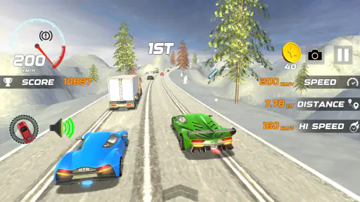 Heavy Traffic Rider Car Game screenshot 1