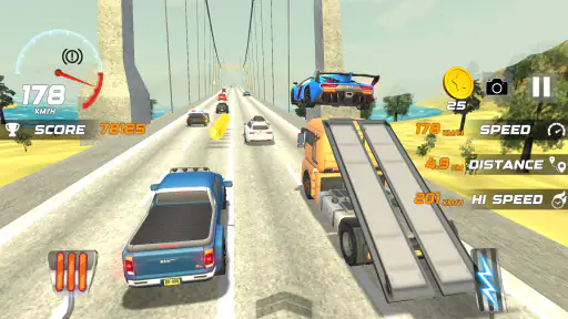 Heavy Traffic Rider Car Game screenshot 4