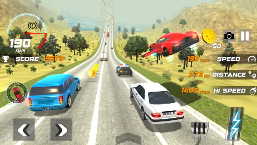 Heavy Traffic Rider Car Game screenshot 5