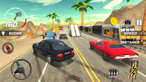 Heavy Traffic Rider Car Game screenshot 7