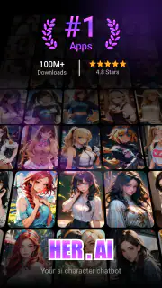 Her.AI - Funny Chat Friend screenshot 1