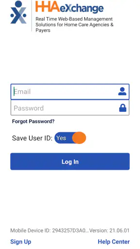 HHAeXchange screenshot