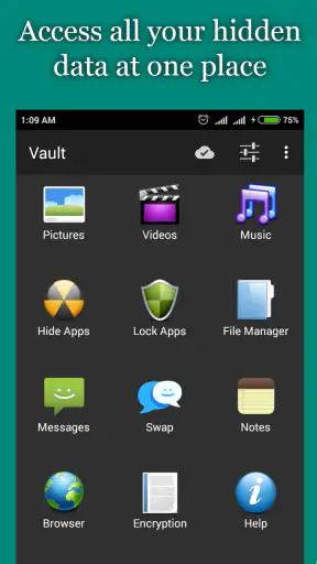 Hide Photos, Video and App Loc screenshot