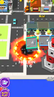 Holein eating games io offline screenshot 1