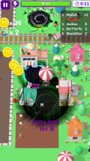 Holein eating games io offline screenshot 6