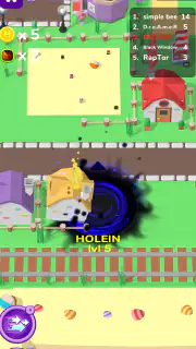 Holein eating games io offline screenshot 8