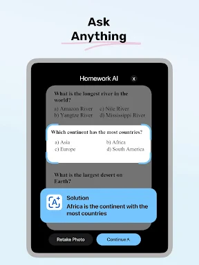 Homework AI - Math & Essay App screenshot