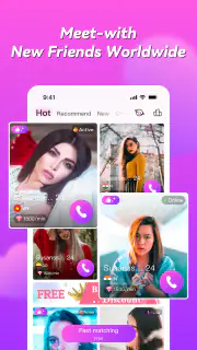 Honeycam Pro-Live Video Chat screenshot 1