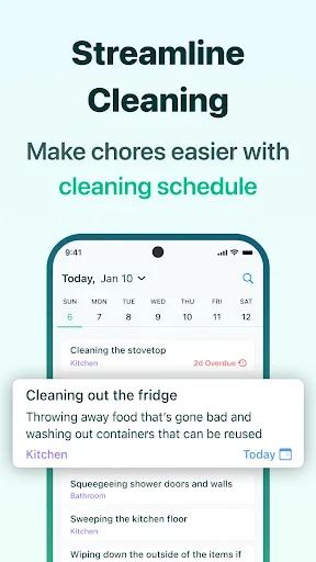 House Chores Cleaning Schedule screenshot