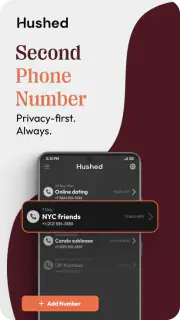 Hushed: US Second Phone Number screenshot 1