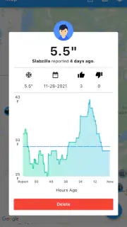 Ice Report screenshot 2