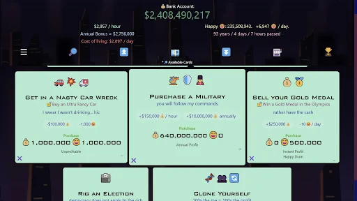 Idle Trillionaire: Money Game screenshot