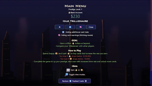 Idle Trillionaire: Money Game screenshot