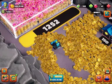 Idle Zombie Miner: Gold Tycoon screenshot