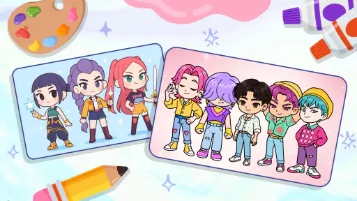Idol Draw: Coloring Master screenshot 7