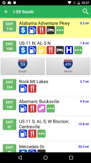 iExit Interstate Exit Guide screenshot 2