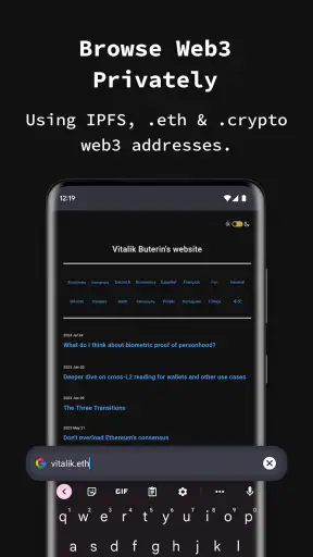Incognito Browser - Go Private screenshot