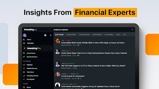 Investing.com: Stock Market screenshot
