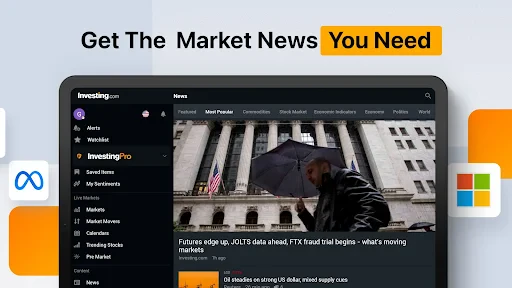 Investing.com: Stock Market screenshot