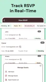 Invitation Maker & Event RSVP screenshot 6