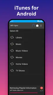 iSyncr: iTunes to Android screenshot 5