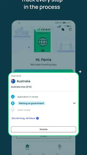 iVisa: ETA, eVisa, NZeTA, Visa screenshot