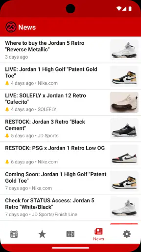 J23 - Jordan Release Dates screenshot