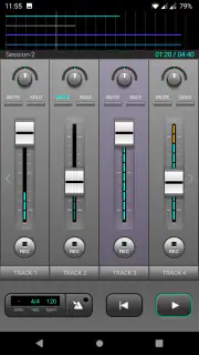 J4T Multitrack Recorder screenshot 1