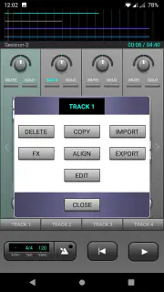 J4T Multitrack Recorder screenshot 5