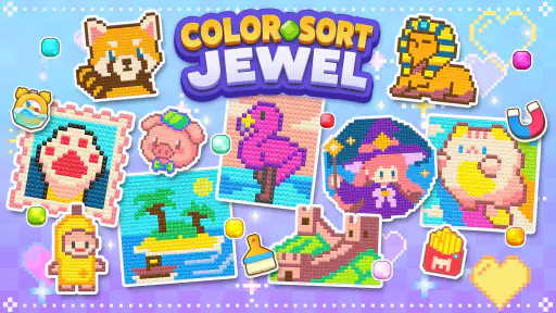 Jewel Color Sort: Diamond Game screenshot 7