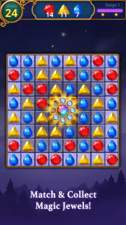 Jewels Magic: Mystery Match 3 screenshot 1