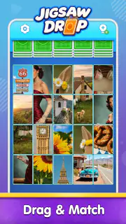 Jigsaw Drop: Solitaire Puzzle screenshot 3
