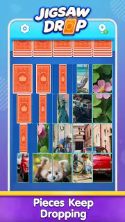 Jigsaw Drop: Solitaire Puzzle screenshot 4
