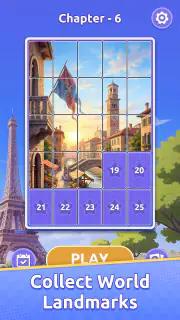 Jigslip - Easy Jigsaw screenshot 1