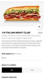 Jimmy John's Sandwiches screenshot 2