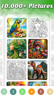 Jungle Color By Number Games screenshot 6