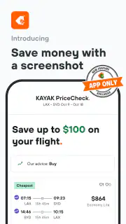 KAYAK: Flights, Hotels & Cars screenshot 2