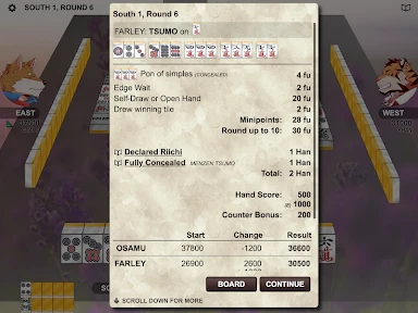Kemono Mahjong screenshot