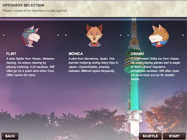 Kemono Mahjong screenshot
