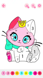 Kids Coloring Book by Numbers screenshot 1