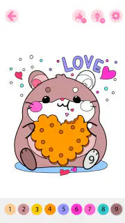 Kids Coloring Book by Numbers screenshot 2
